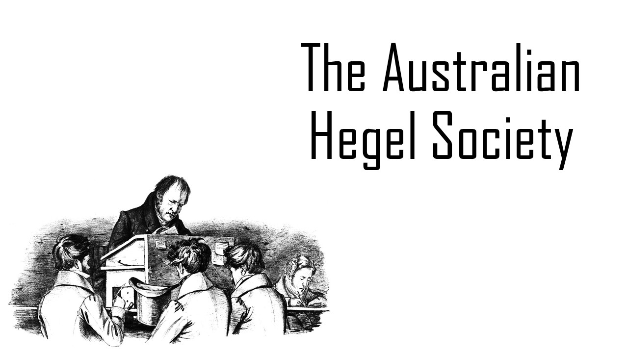 Inaugural Conference of the Australian Hegel Society