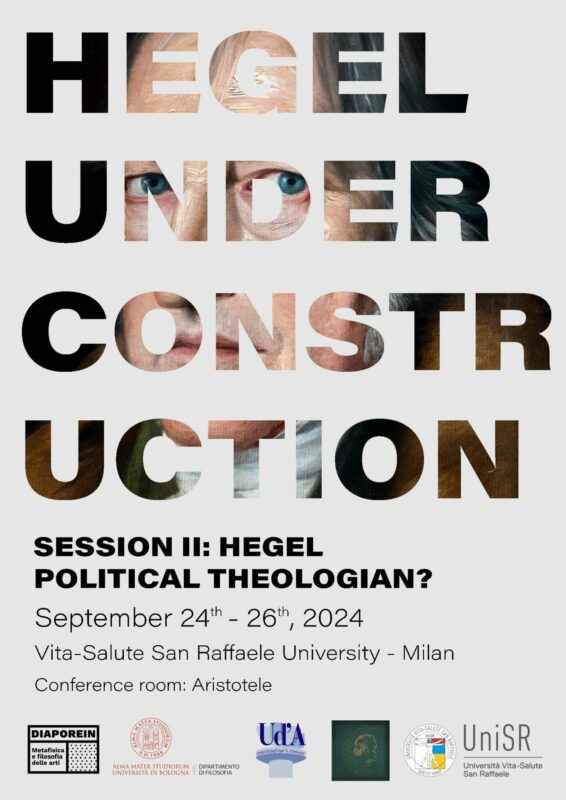 Workshop: "Hegel Under Construction: Hegel political theologian?" (